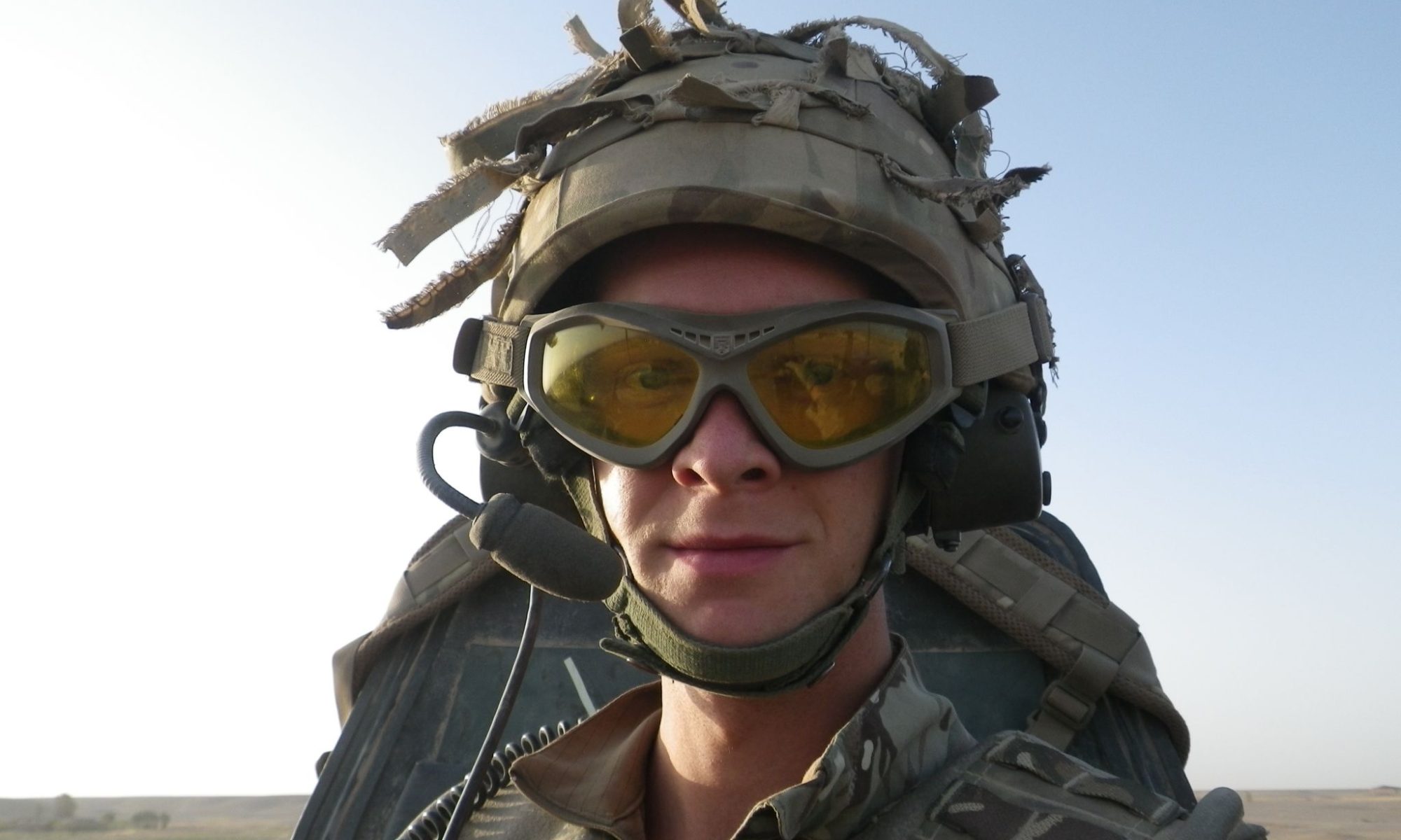Paul David Mather leading soldiers in Afghanistan